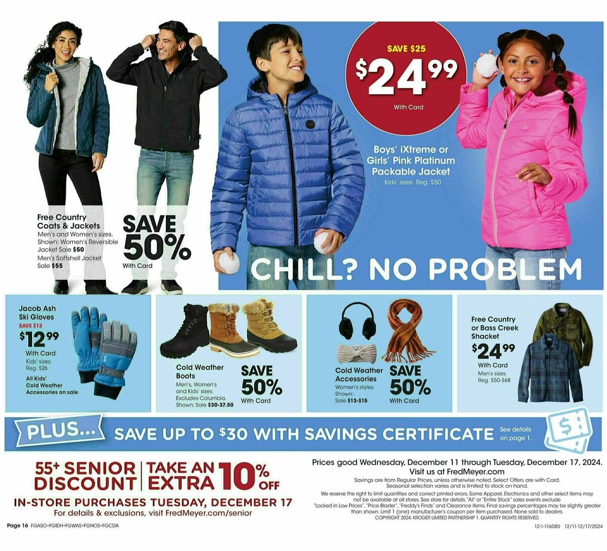 Fred Meyer Home & Apparel Weekly Ad from December 11