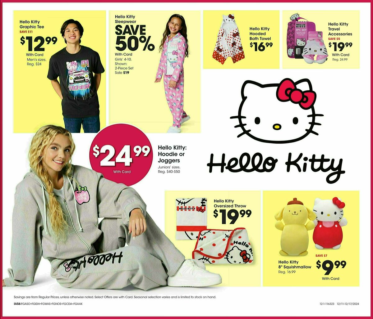 Fred Meyer Home & Apparel Weekly Ad from December 11