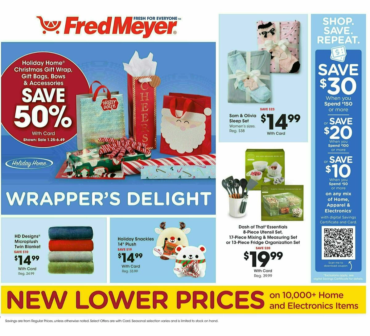 Fred Meyer Home & Apparel Weekly Ad from December 18