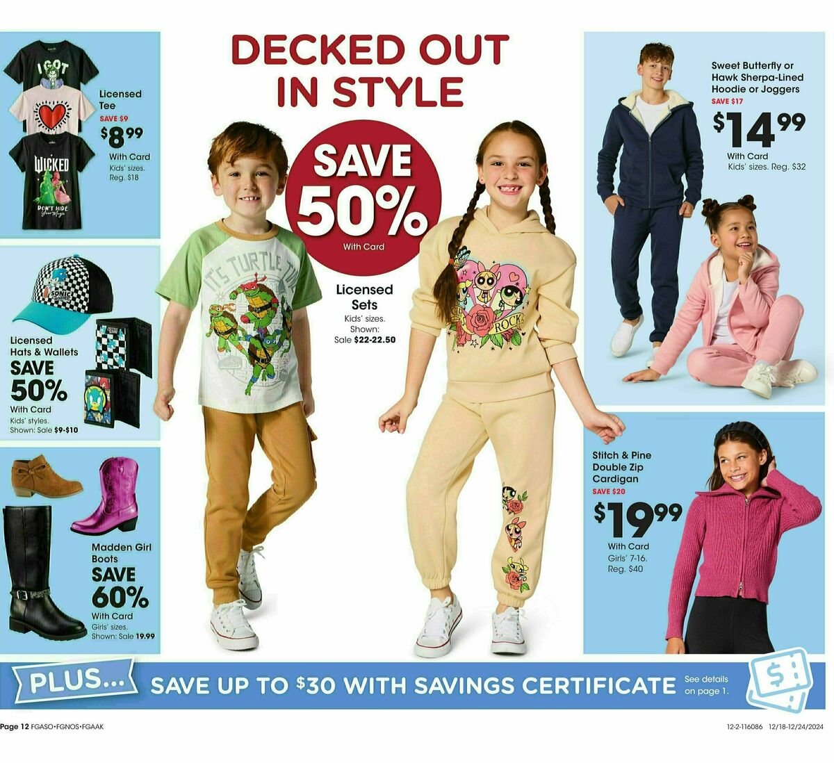 Fred Meyer Home & Apparel Weekly Ad from December 18