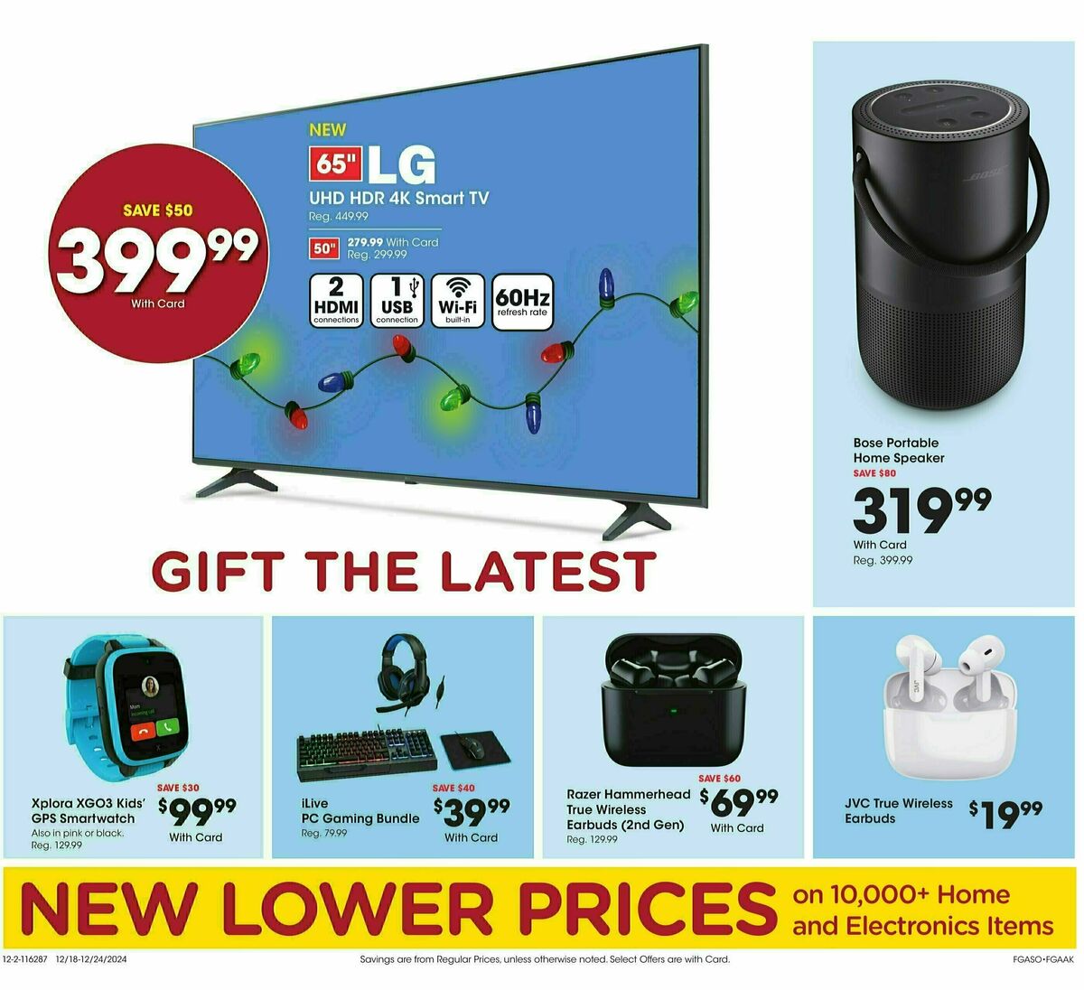 Fred Meyer Home & Apparel Weekly Ad from December 18