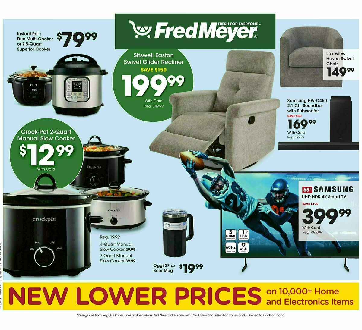 Fred Meyer Home & Apparel Weekly Ad from January 2