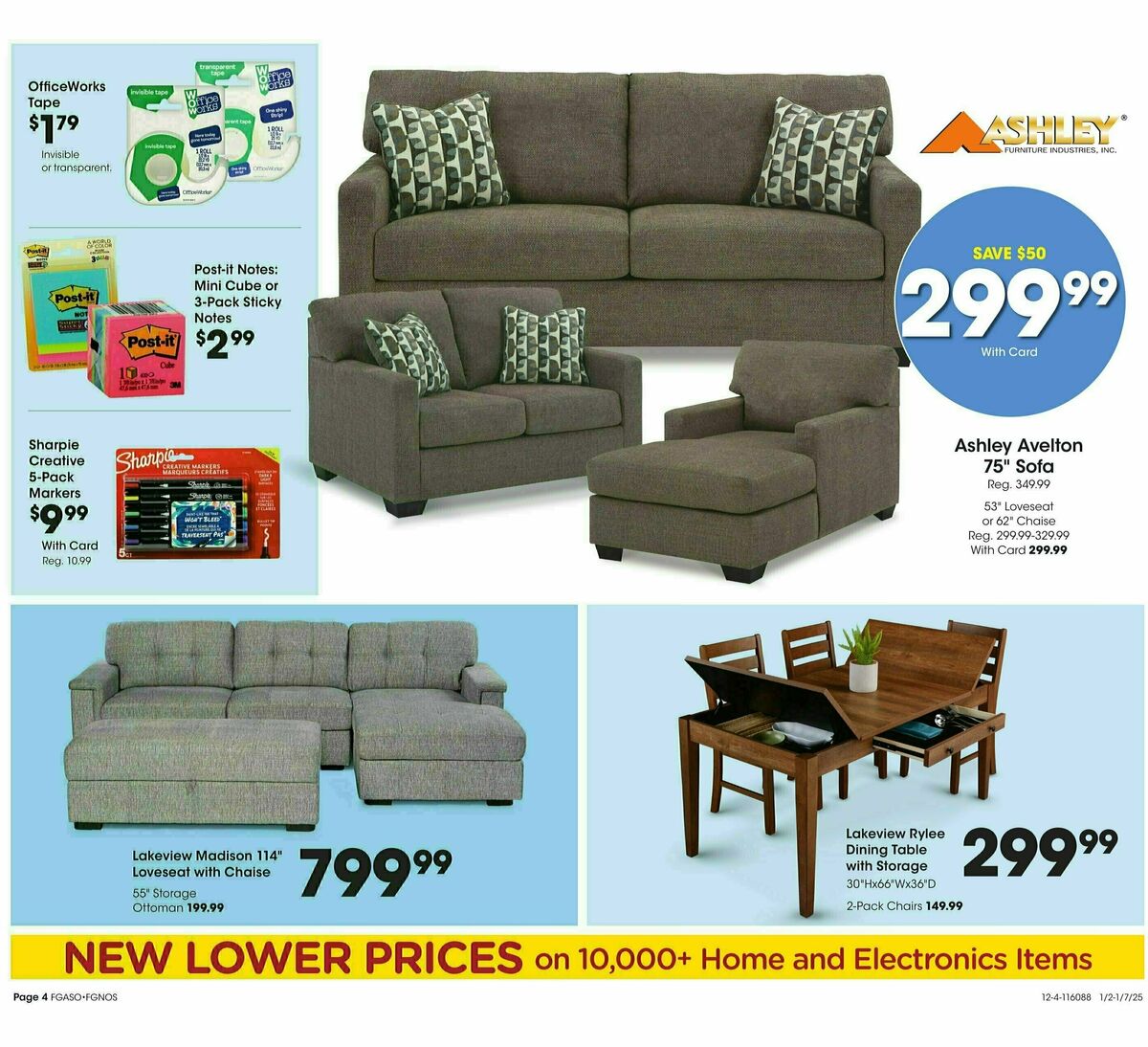 Fred Meyer Home & Apparel Weekly Ad from January 2