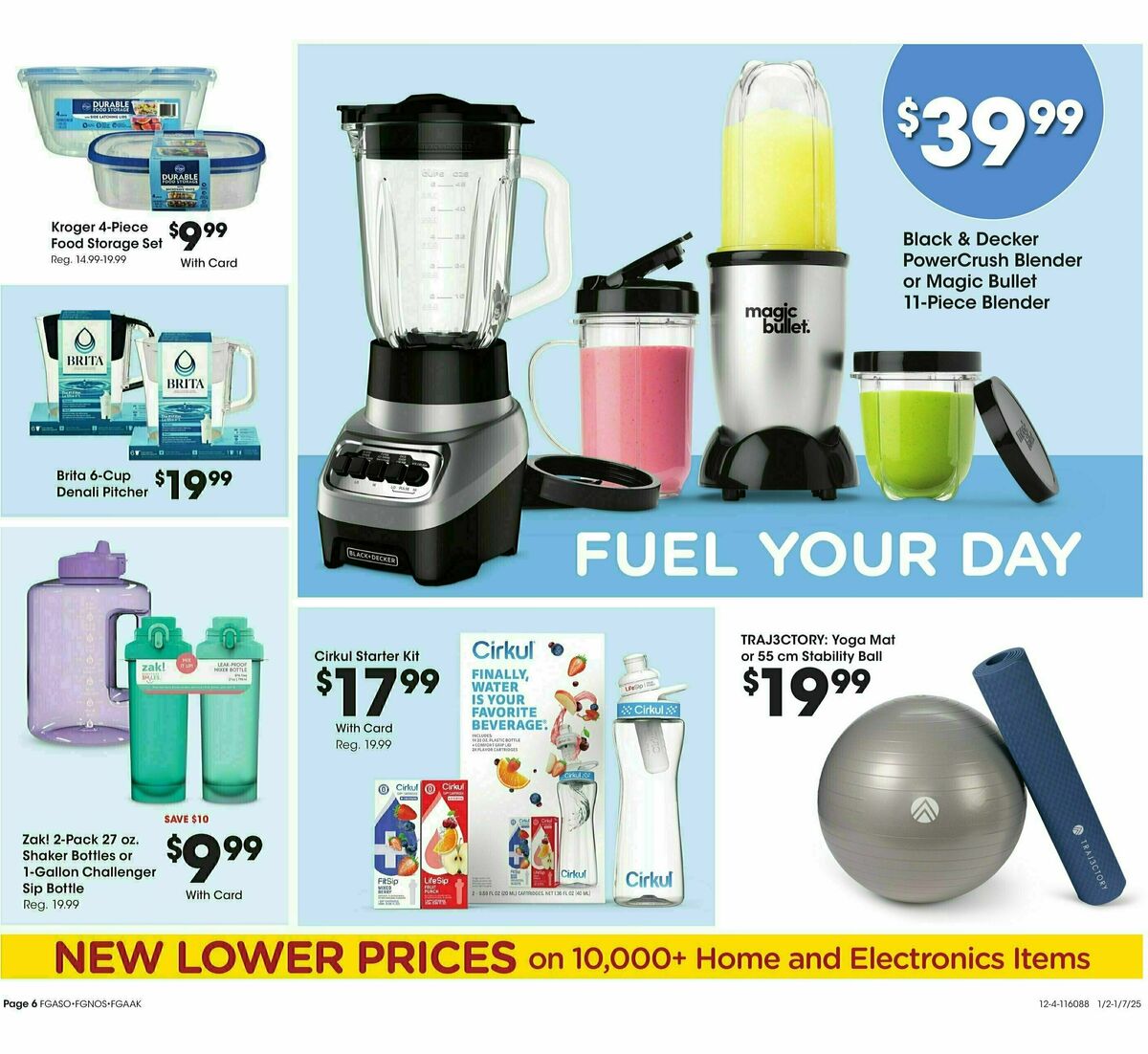 Fred Meyer Home & Apparel Weekly Ad from January 2