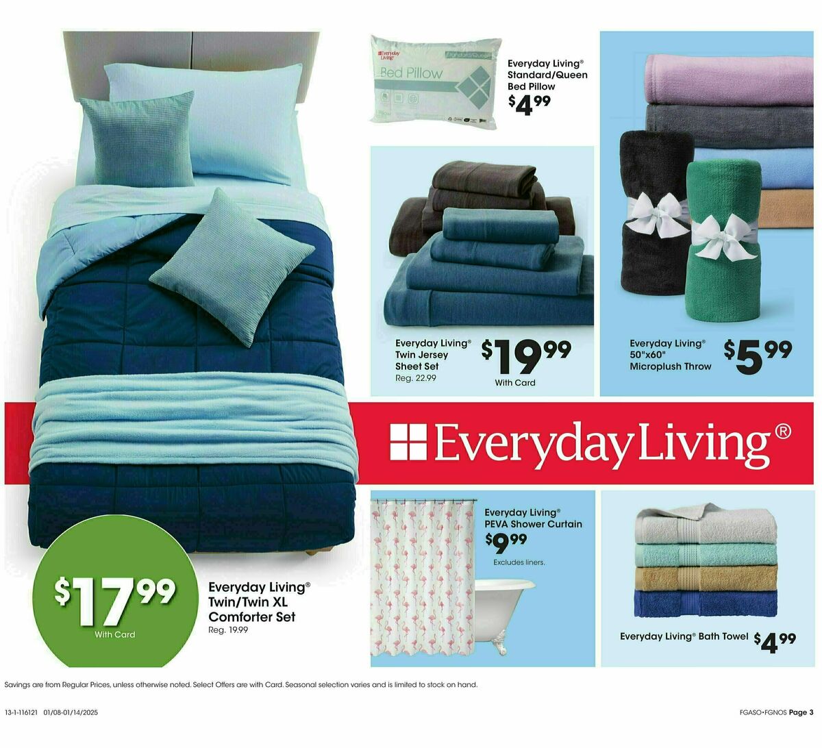 Fred Meyer Home & Apparel Weekly Ad from January 8