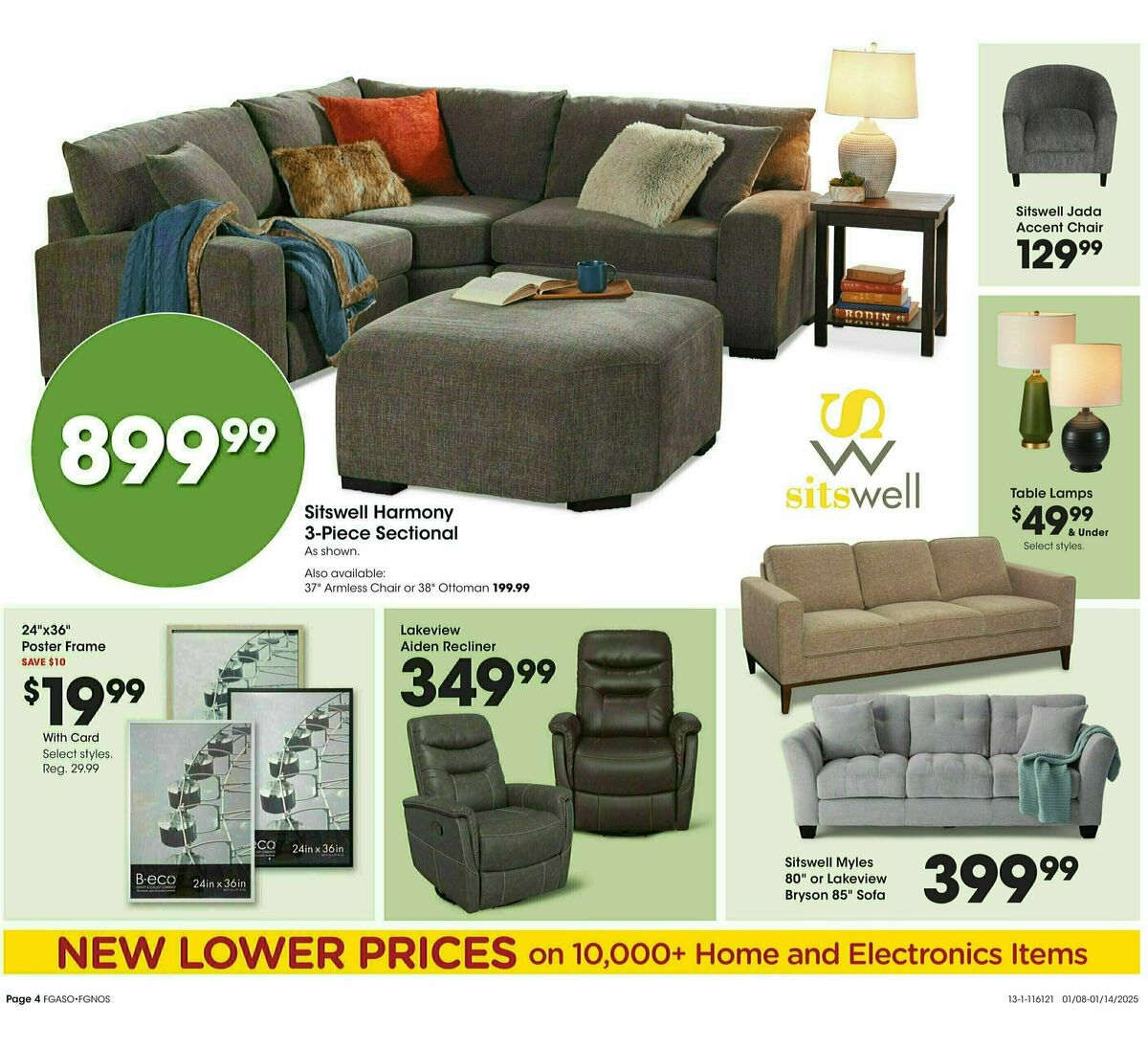 Fred Meyer Home & Apparel Weekly Ad from January 8