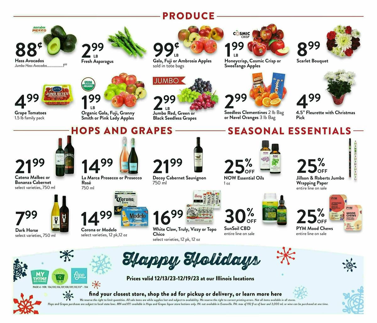 Fresh Thyme Farmers Market Weekly Ad from December 13