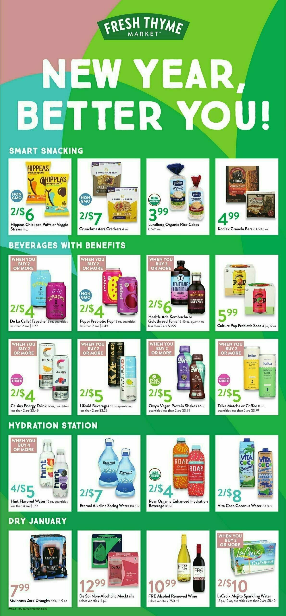 Fresh Thyme Farmers Market Weekly Ad from January 3