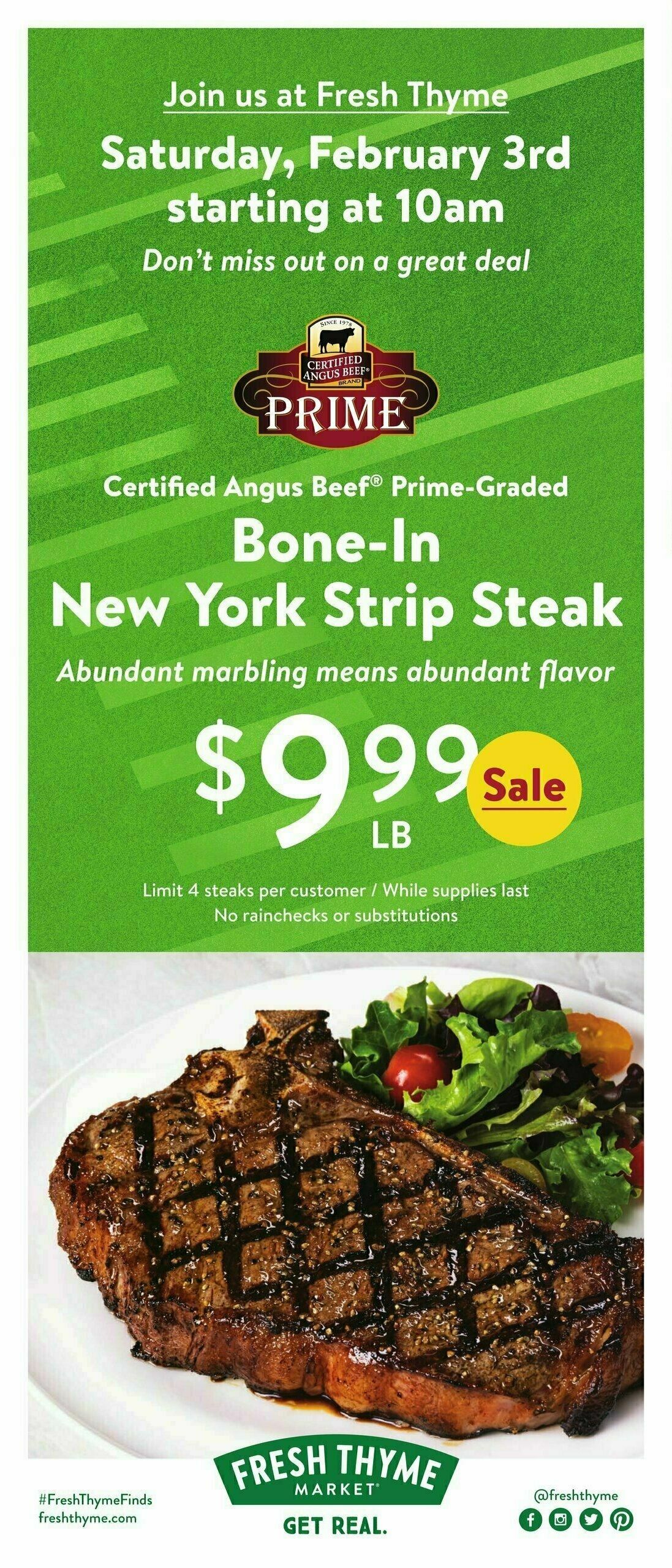 Fresh Thyme Farmers Market Weekly Ad from January 31