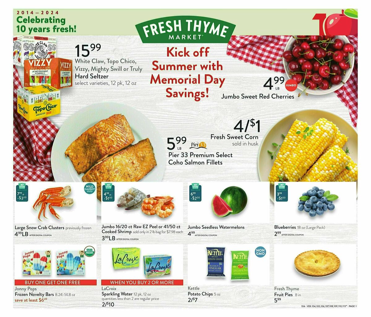 Fresh Thyme Farmers Market Weekly Ad from May 22