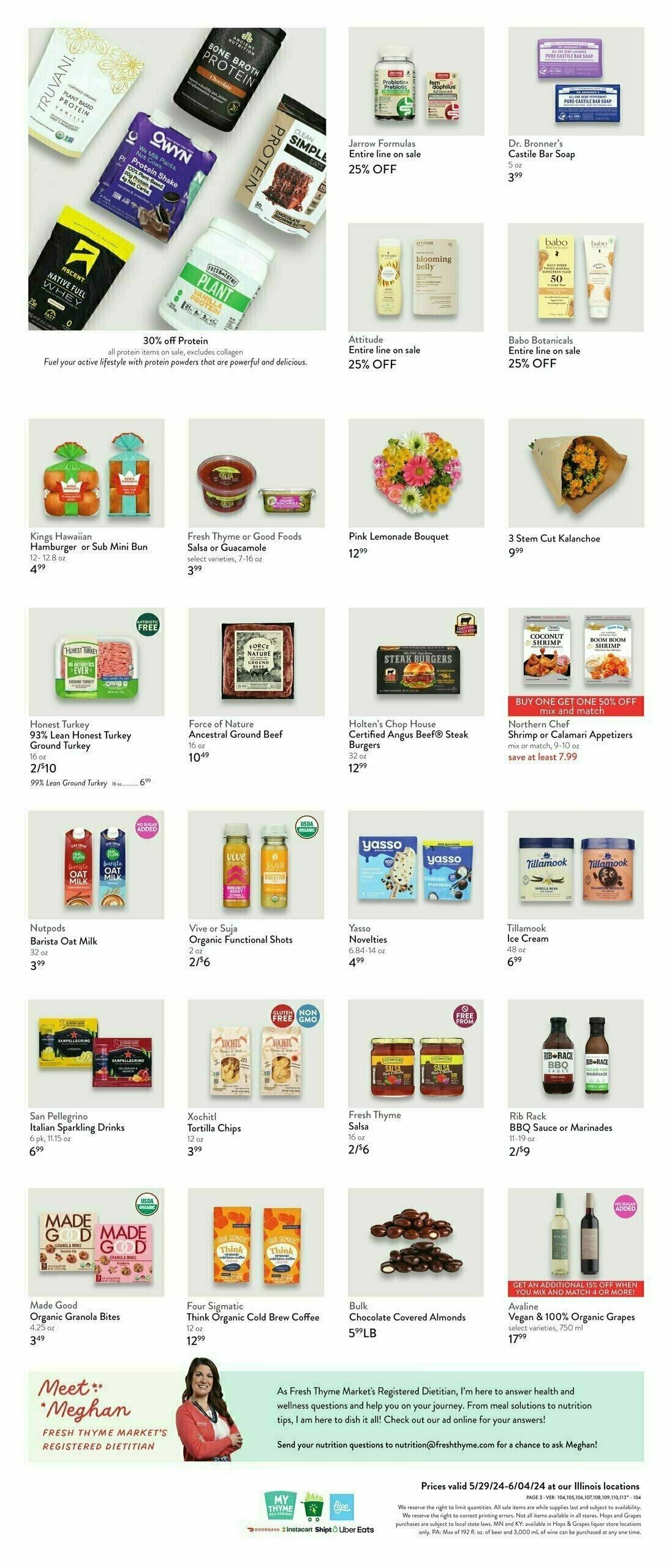 Fresh Thyme Farmers Market Weekly Ad from May 29