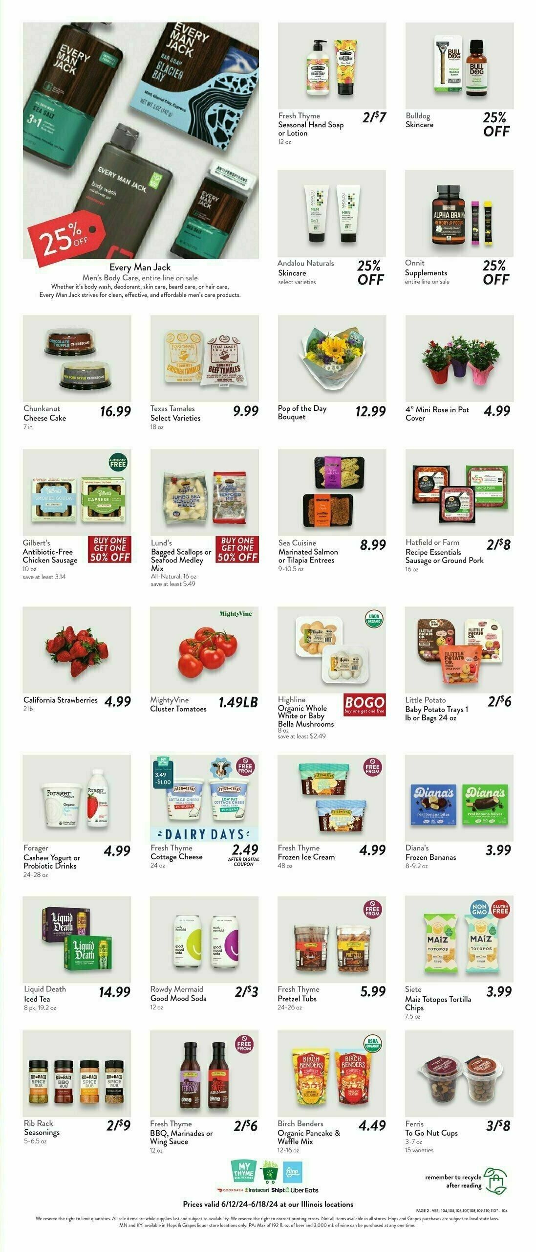 Fresh Thyme Farmers Market Weekly Ad from June 12