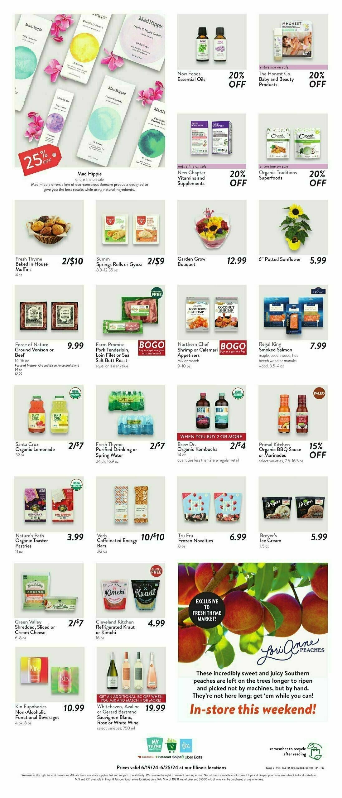 Fresh Thyme Farmers Market Weekly Ad from June 19