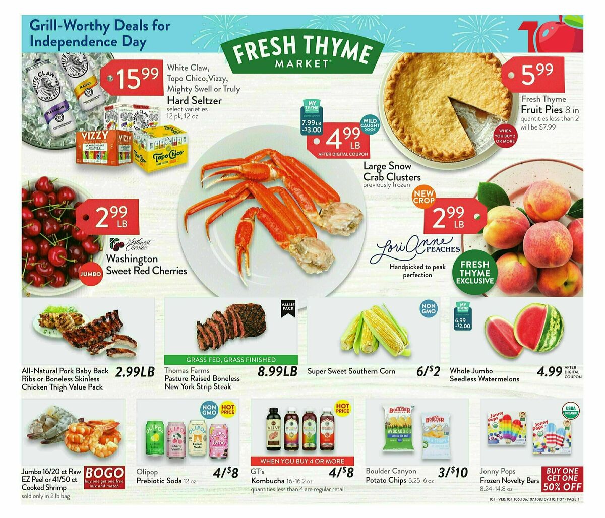 Fresh Thyme Farmers Market Weekly Ad from June 27