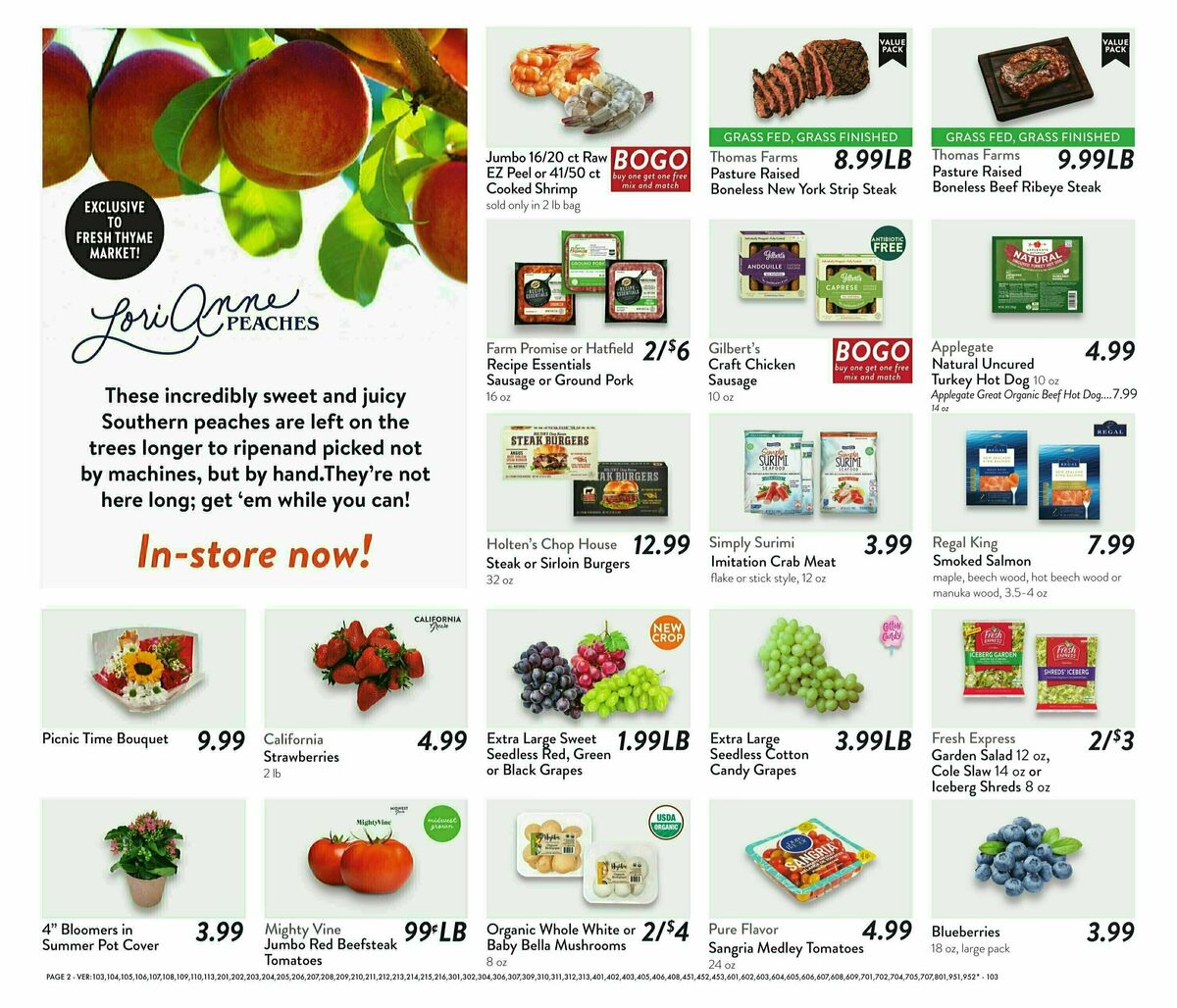 Fresh Thyme Farmers Market Weekly Ad from July 3