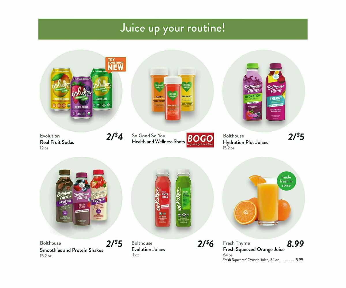 Fresh Thyme Farmers Market Weekly Ad from July 10