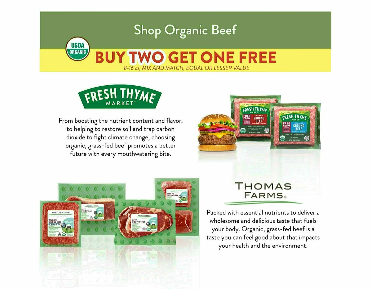 Fresh Thyme Farmers Market Weekly Ad from July 17