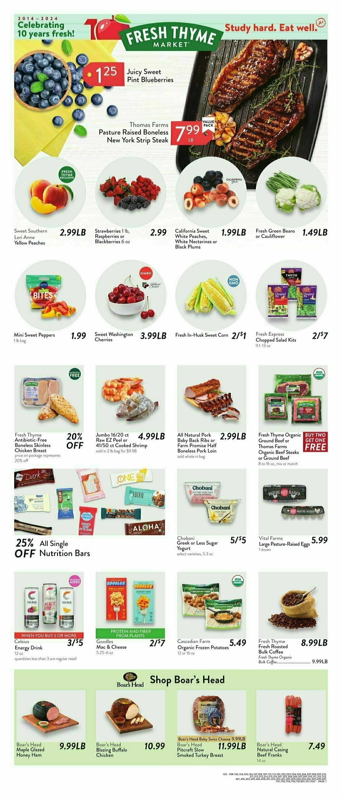 Fresh Thyme Farmers Market Weekly Ad from July 31