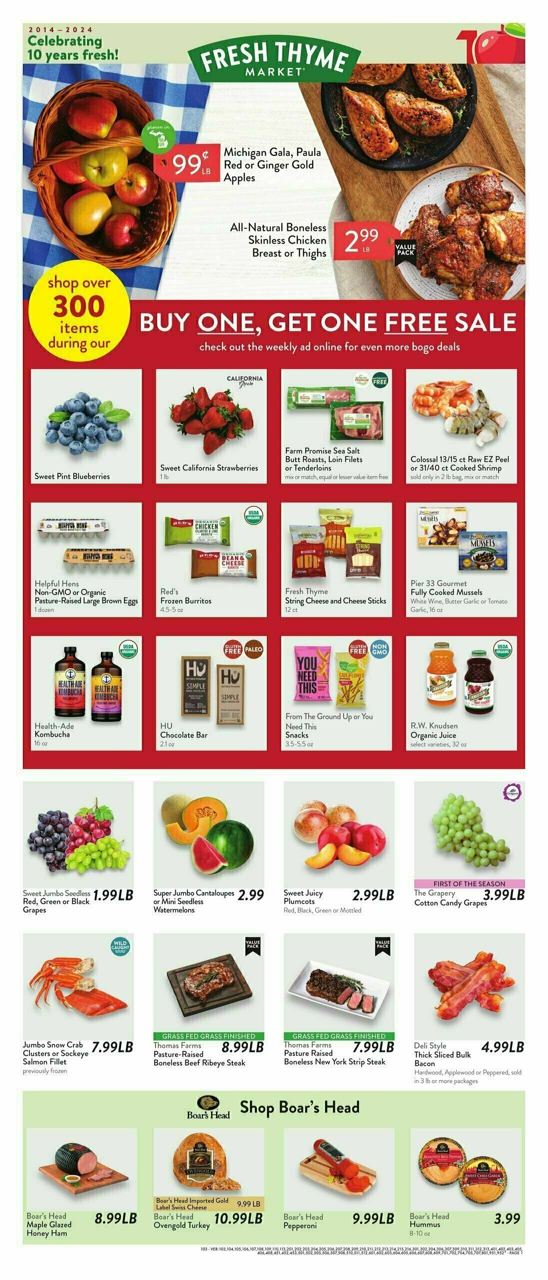 Fresh Thyme Farmers Market Weekly Ad from August 21