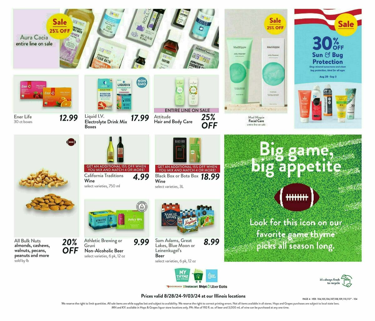 Fresh Thyme Farmers Market Weekly Ad from August 28