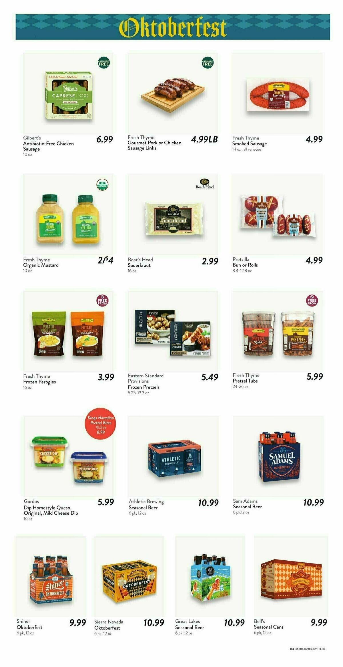 Fresh Thyme Farmers Market Weekly Ad from September 18