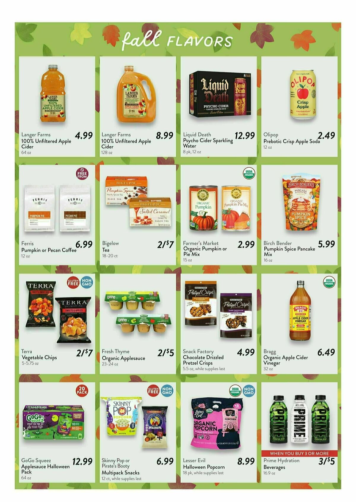 Fresh Thyme Farmers Market Weekly Ad from October 16