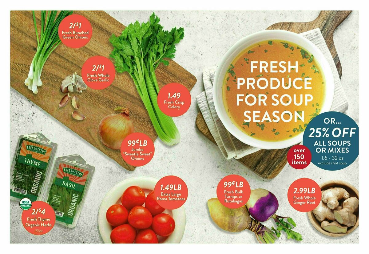 Fresh Thyme Farmers Market Weekly Ad from October 30