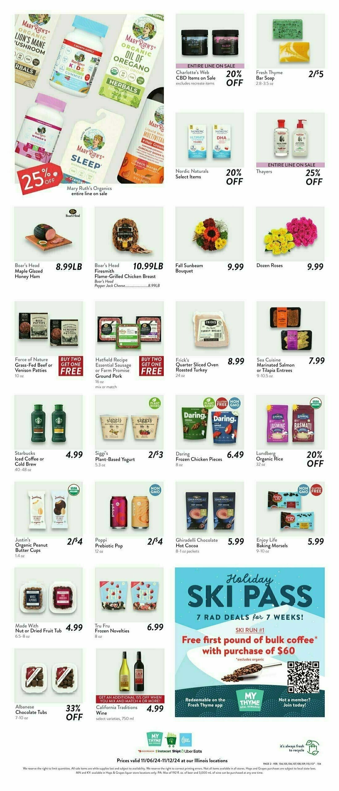 Fresh Thyme Farmers Market Weekly Ad from November 6