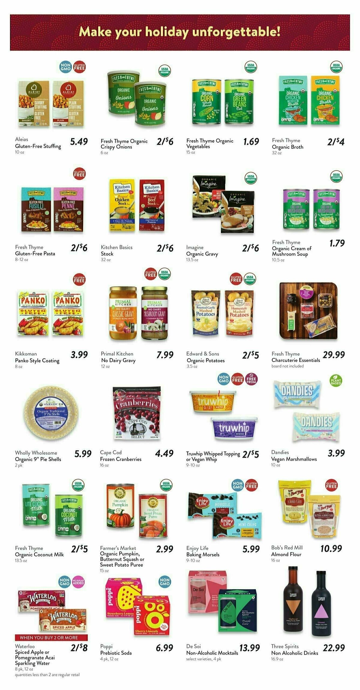 Fresh Thyme Farmers Market Weekly Ad from November 6