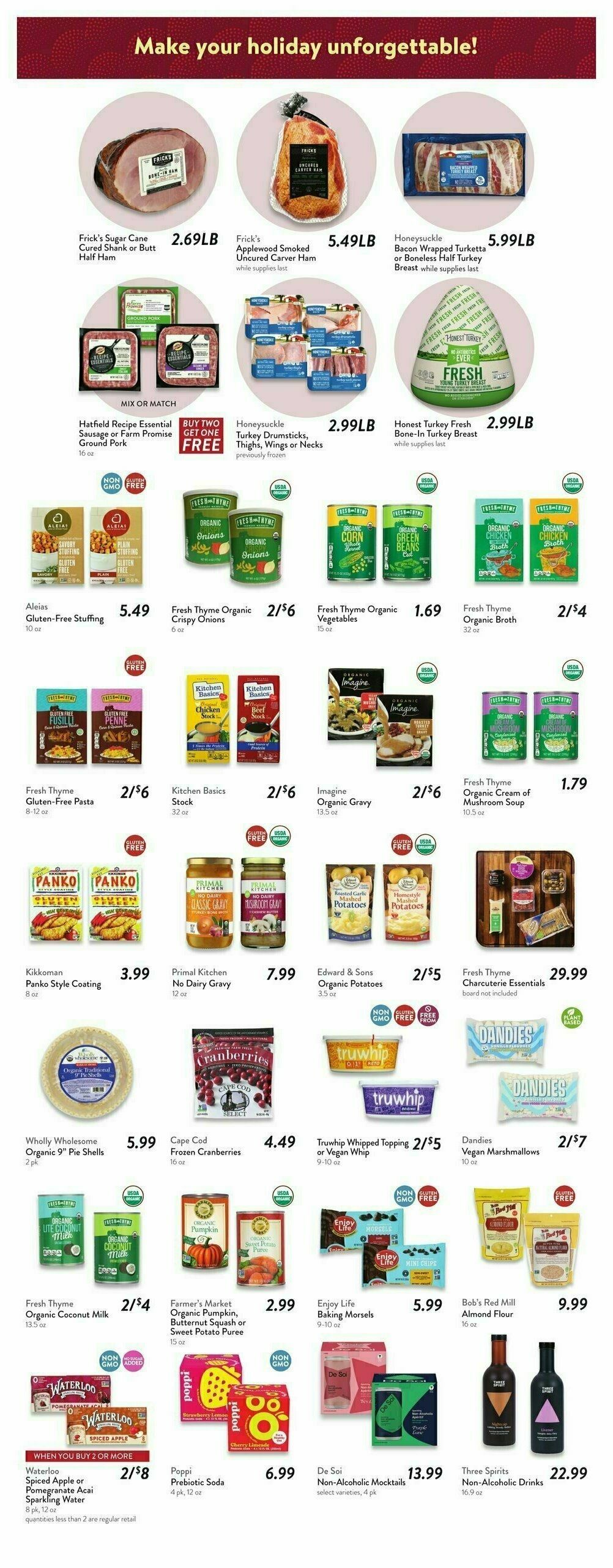 Fresh Thyme Farmers Market Weekly Ad from November 13