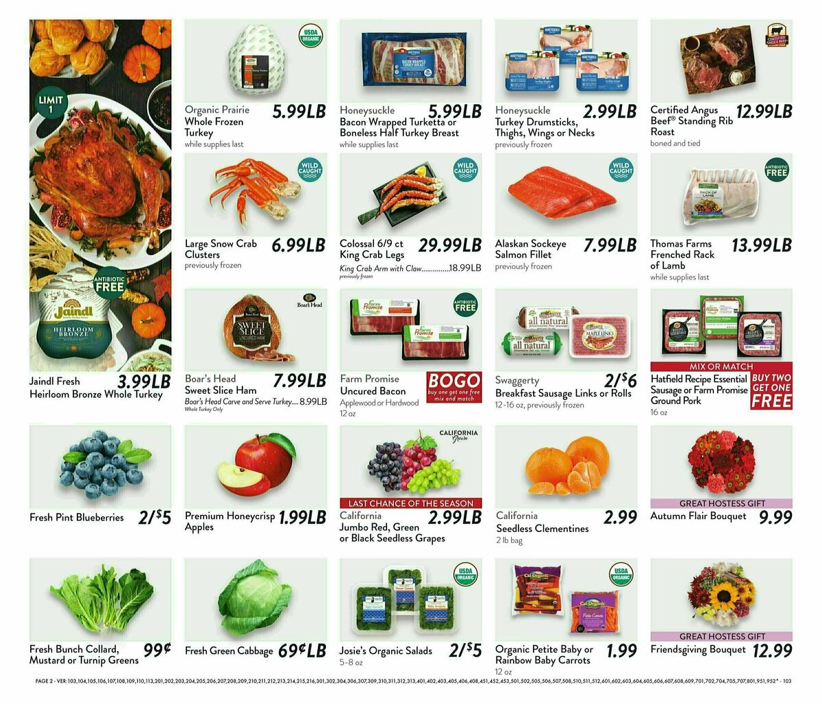 Fresh Thyme Farmers Market Weekly Ad from November 20