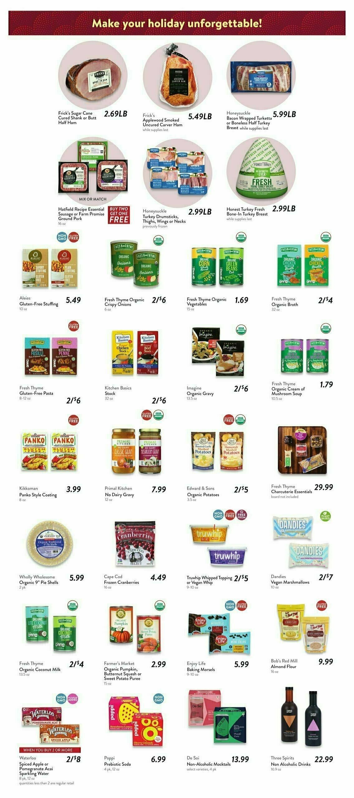 Fresh Thyme Farmers Market Weekly Ad from November 20