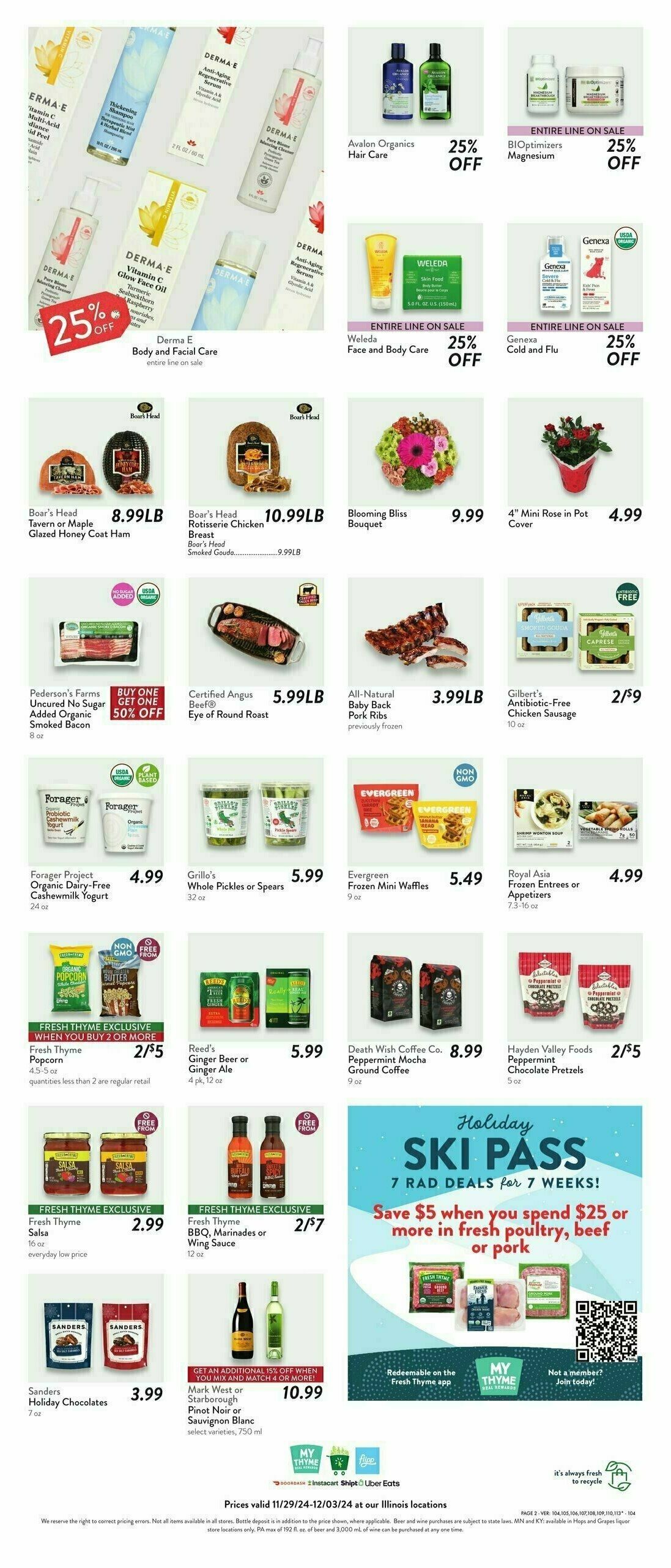 Fresh Thyme Farmers Market Weekly Ad from November 29