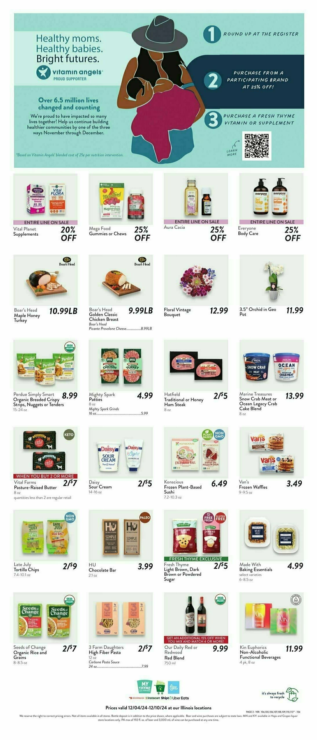 Fresh Thyme Farmers Market Weekly Ad from December 4