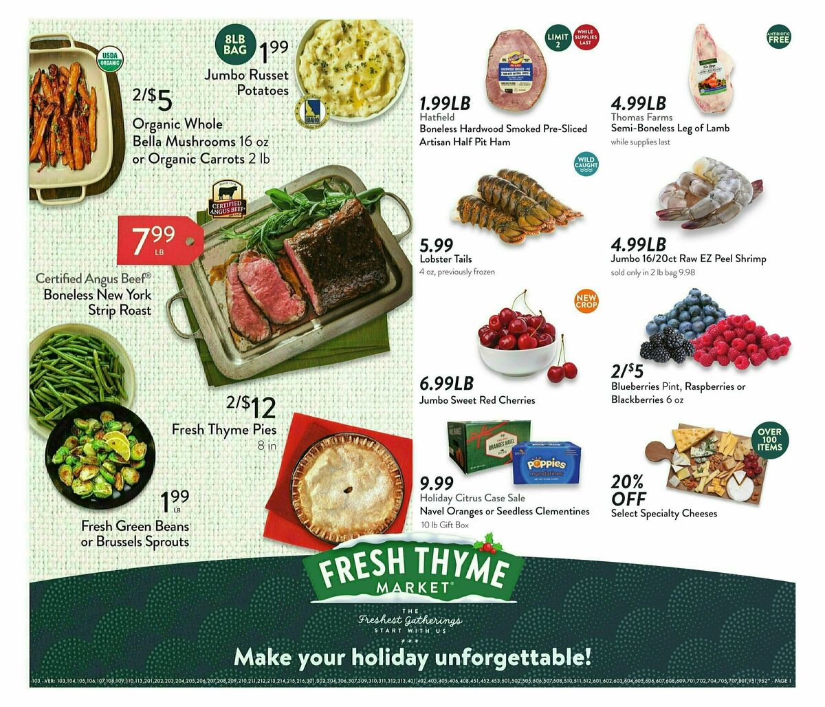 Fresh Thyme Farmers Market Weekly Ad from December 18