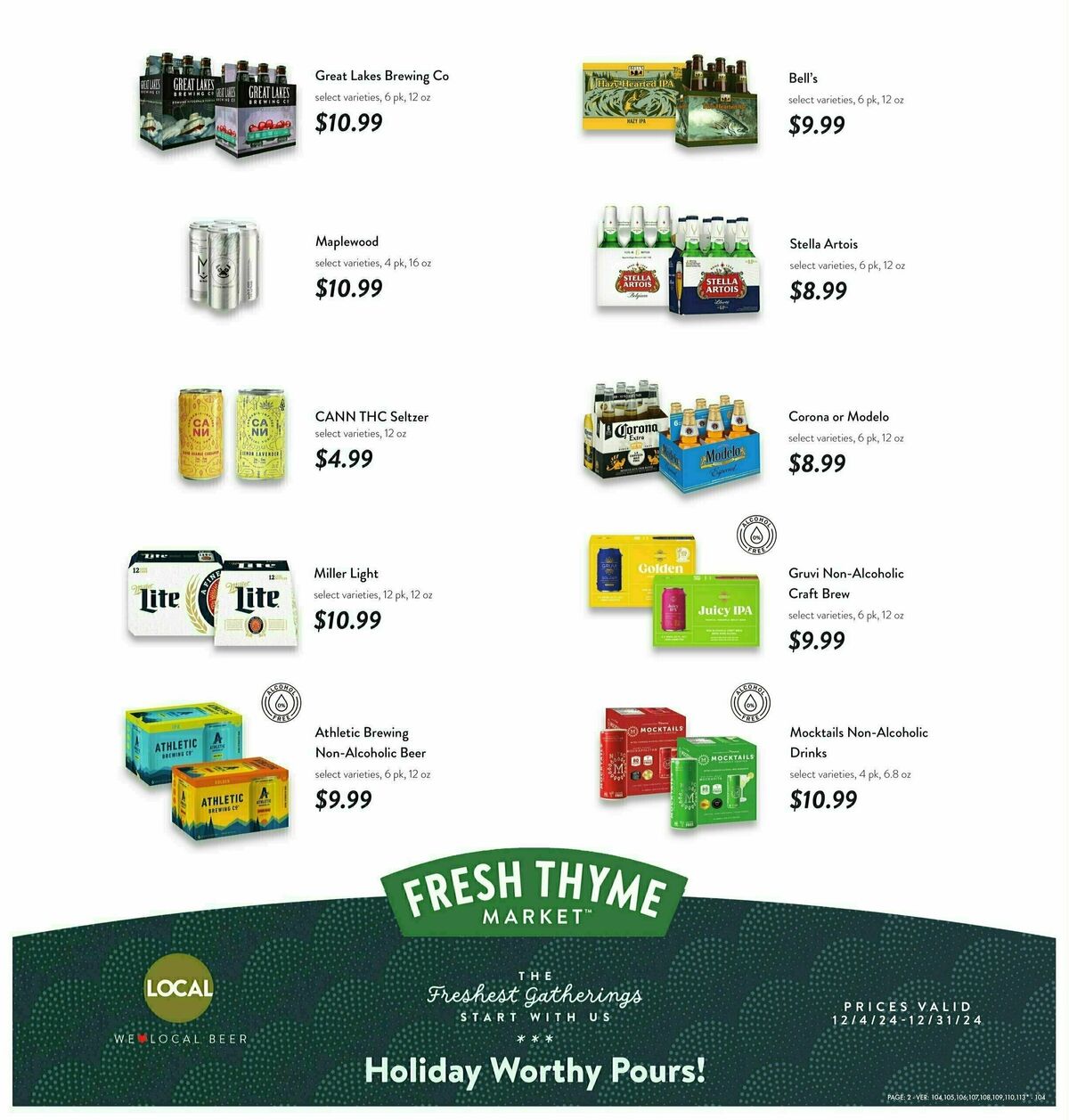 Fresh Thyme Farmers Market Weekly Ad from December 18