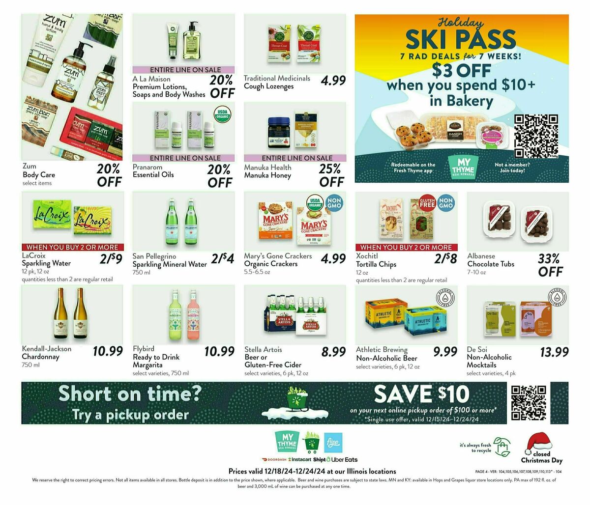 Fresh Thyme Farmers Market Weekly Ad from December 18