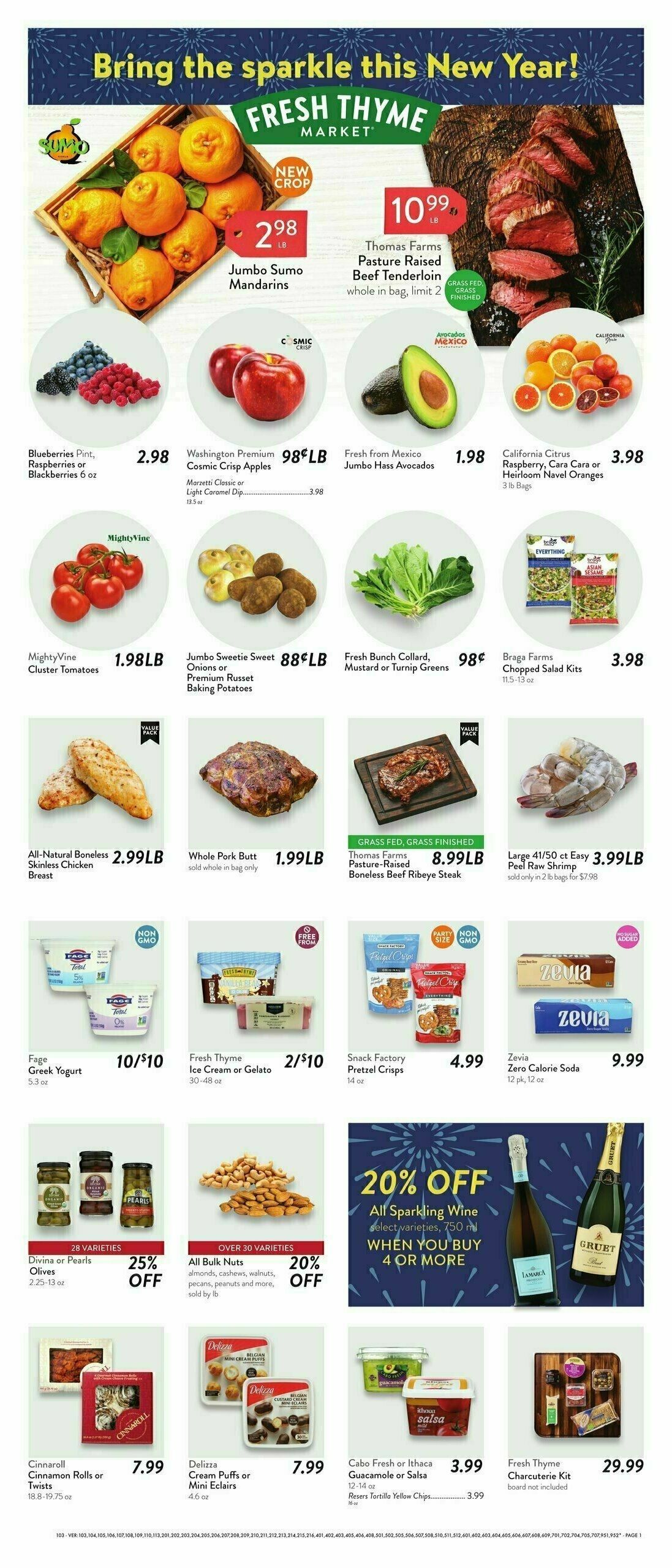 Fresh Thyme Farmers Market Weekly Ad from December 26