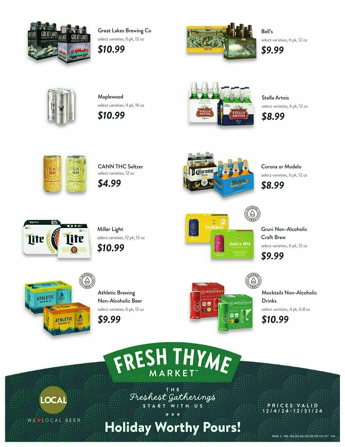 Fresh Thyme Farmers Market Weekly Ad from December 26