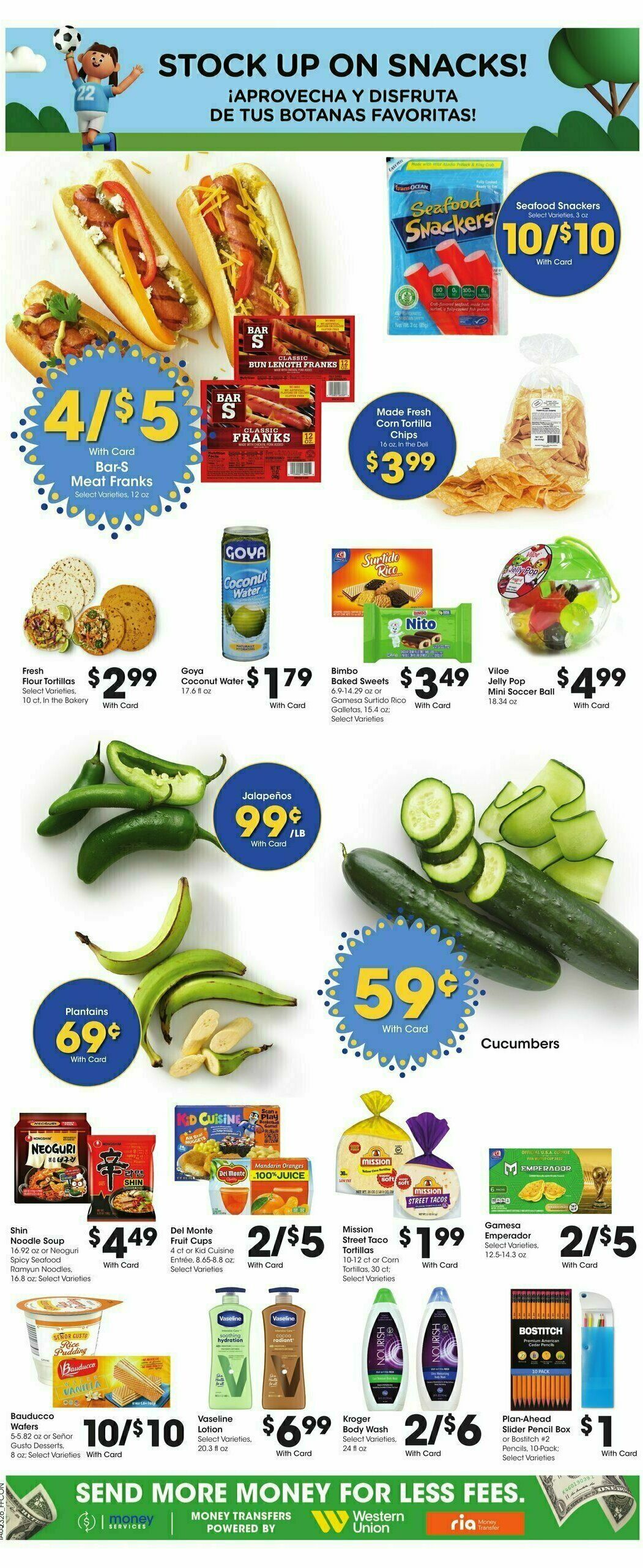 Fry's Food Weekly Ad from July 26