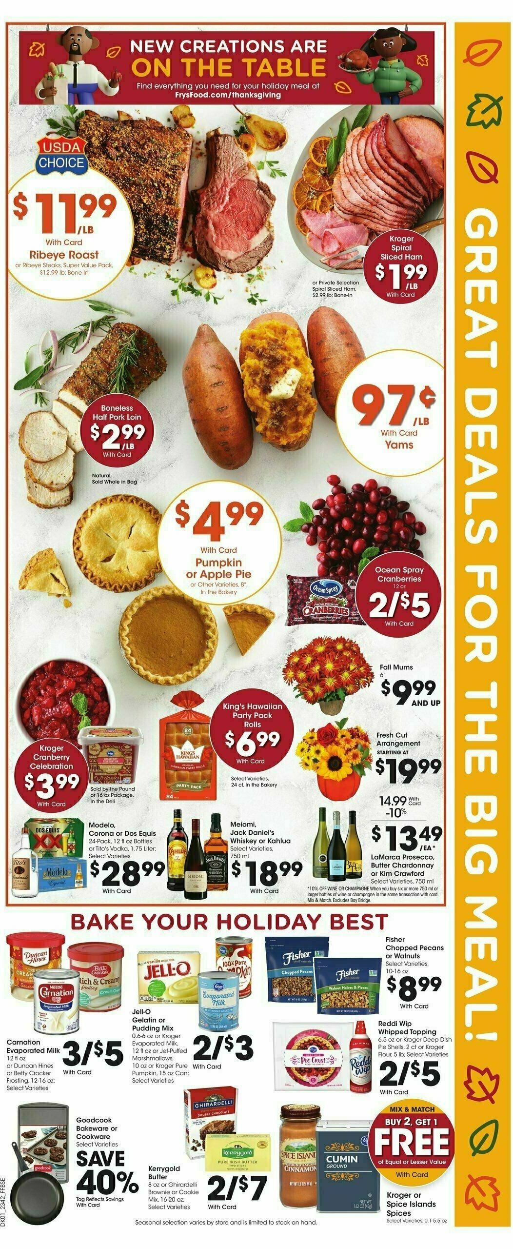 Fry's Food Weekly Ad from November 15