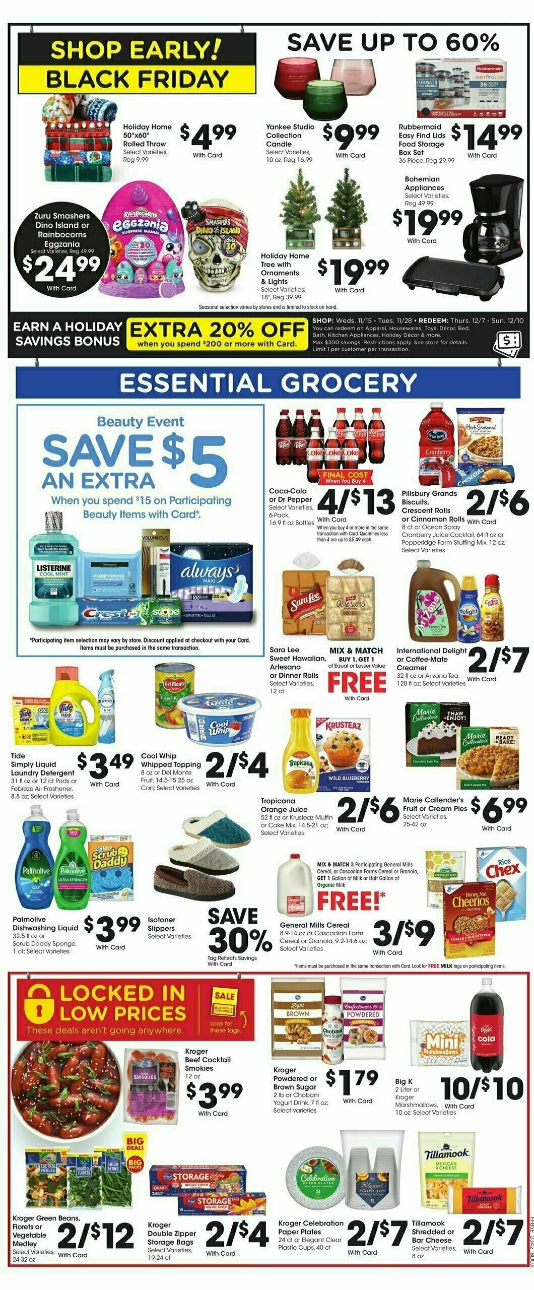 Fry's Food Weekly Ad from November 15