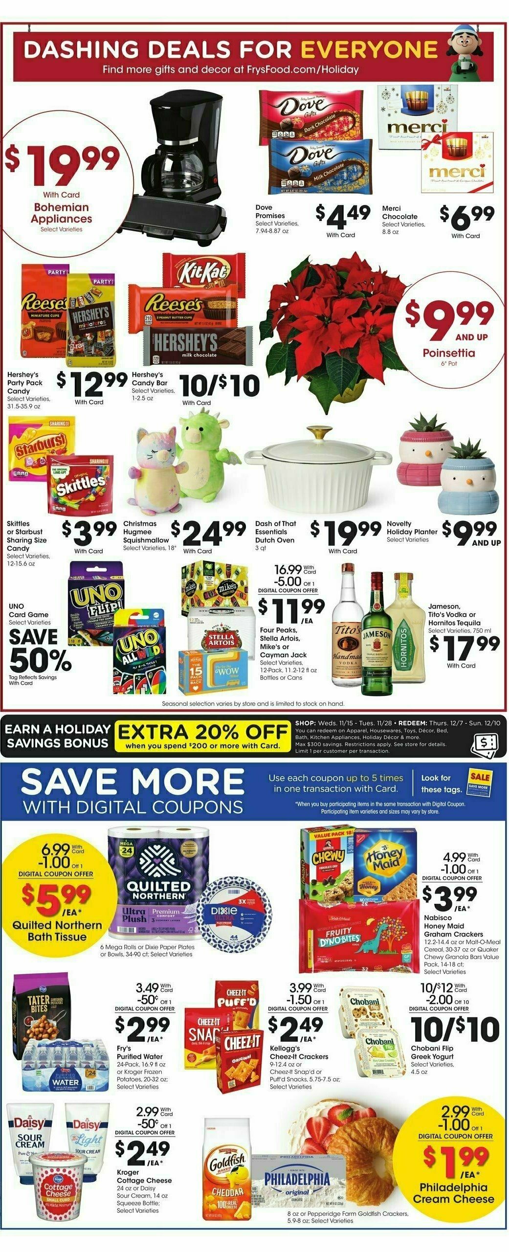 Fry's Food Weekly Ad from November 24