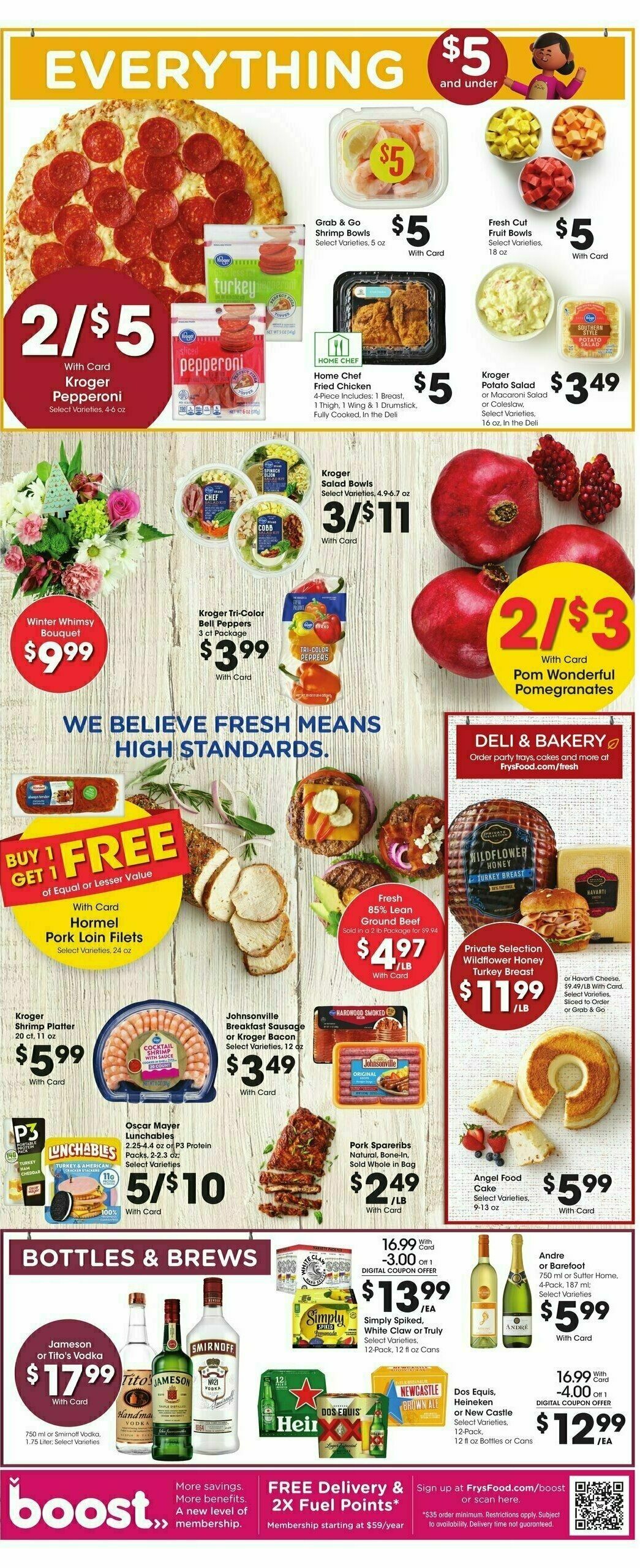 Fry's Food Weekly Ad from November 29