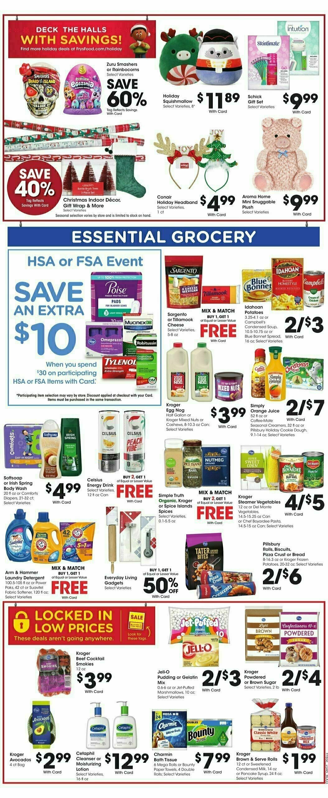 Fry's Food Weekly Ad from December 6