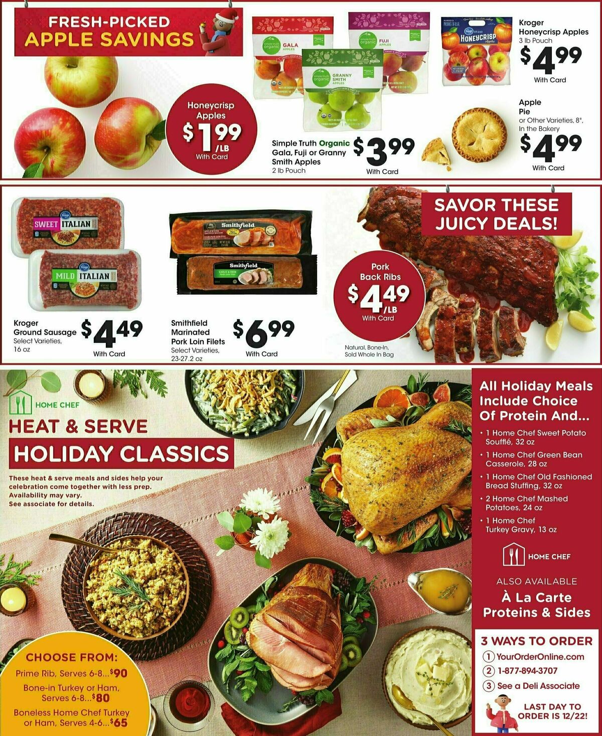 Fry's Food Weekly Ad from December 6