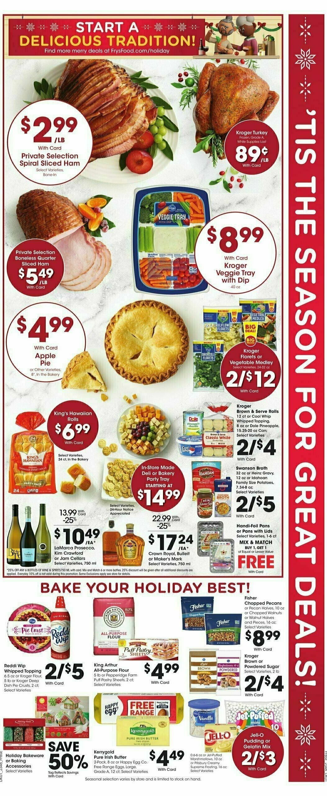 Fry's Food Weekly Ad from December 13