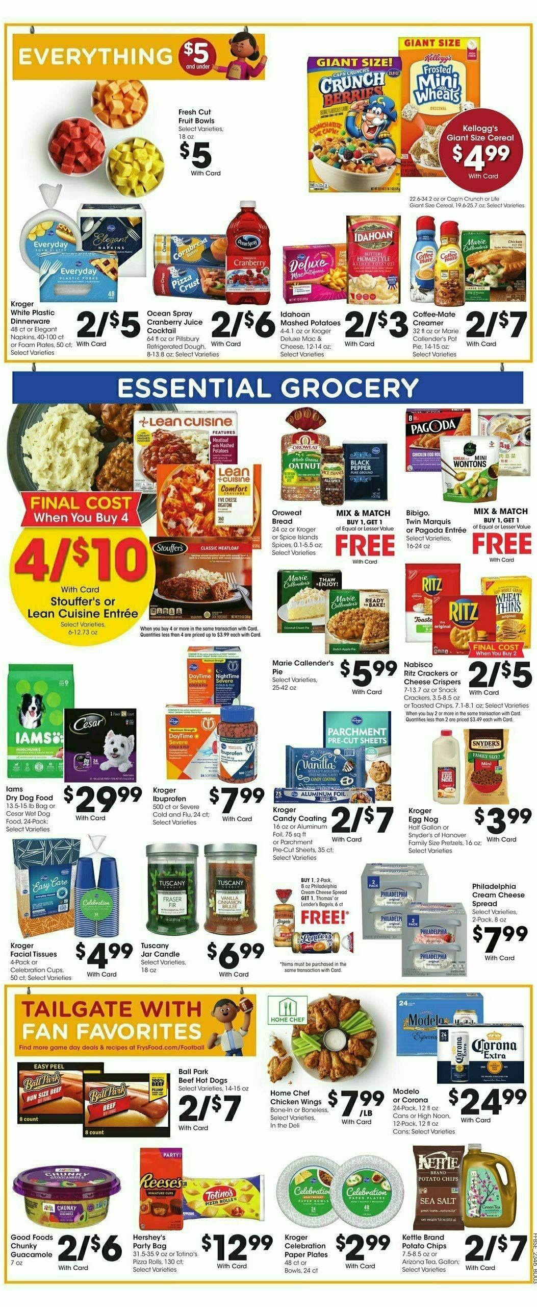 Fry's Food Weekly Ad from December 13