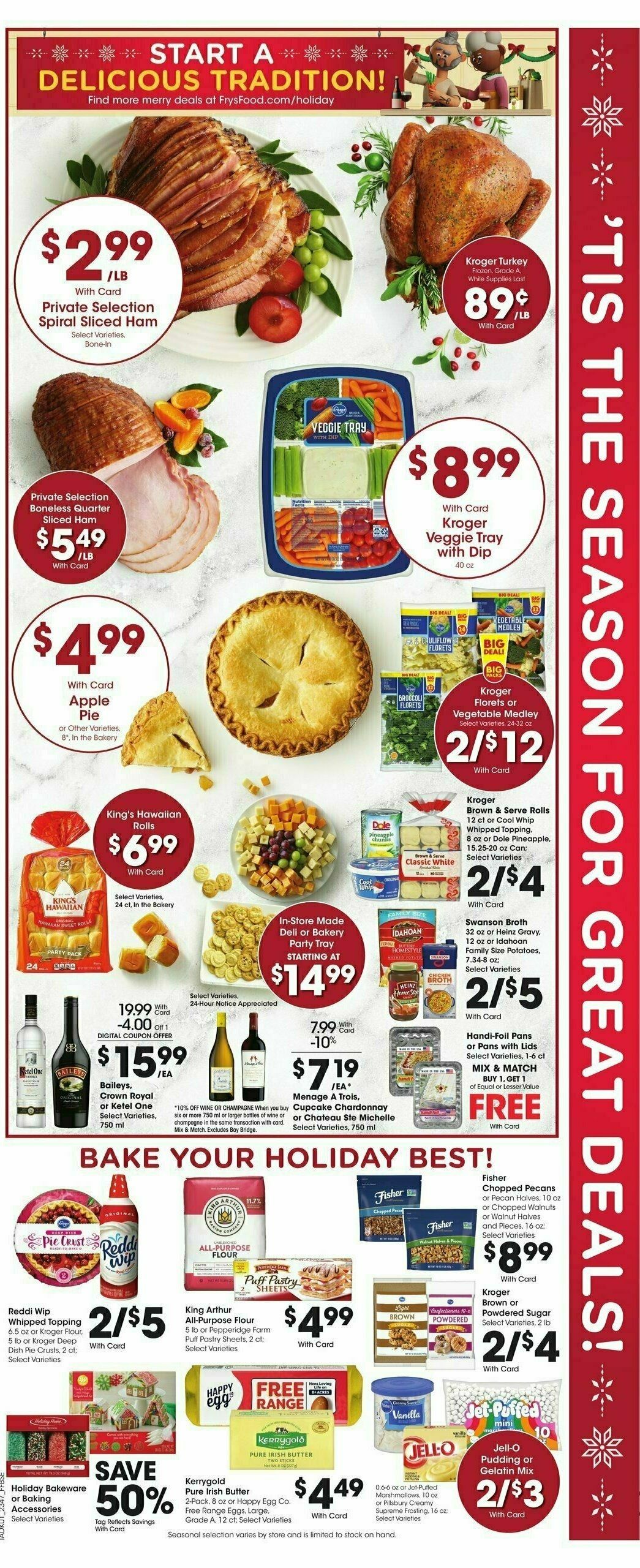 Fry's Food Weekly Ad from December 20