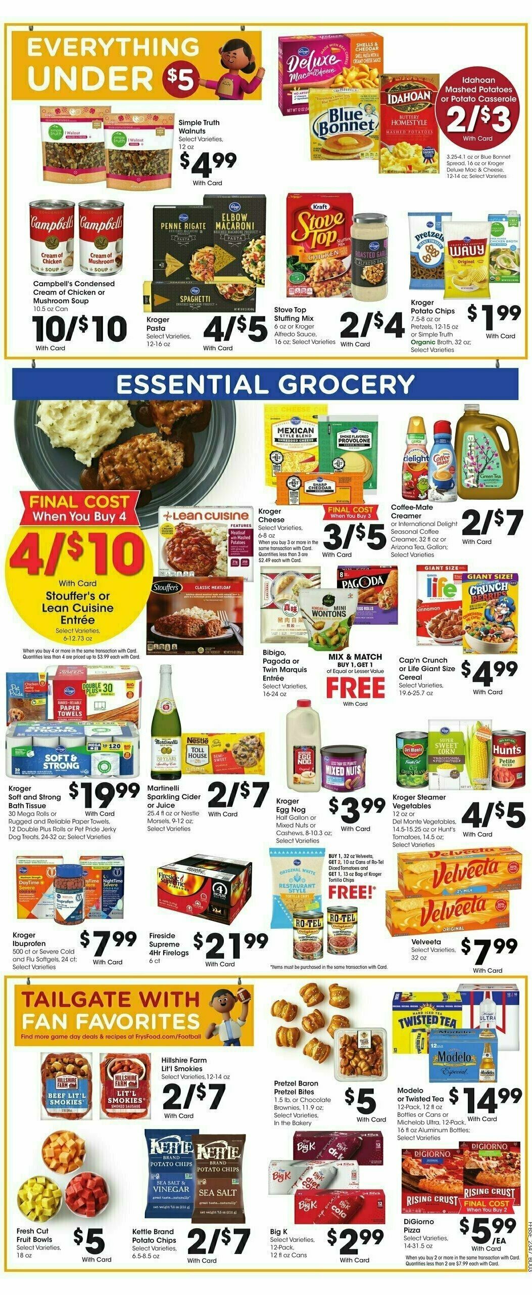 Fry's Food Weekly Ad from December 20